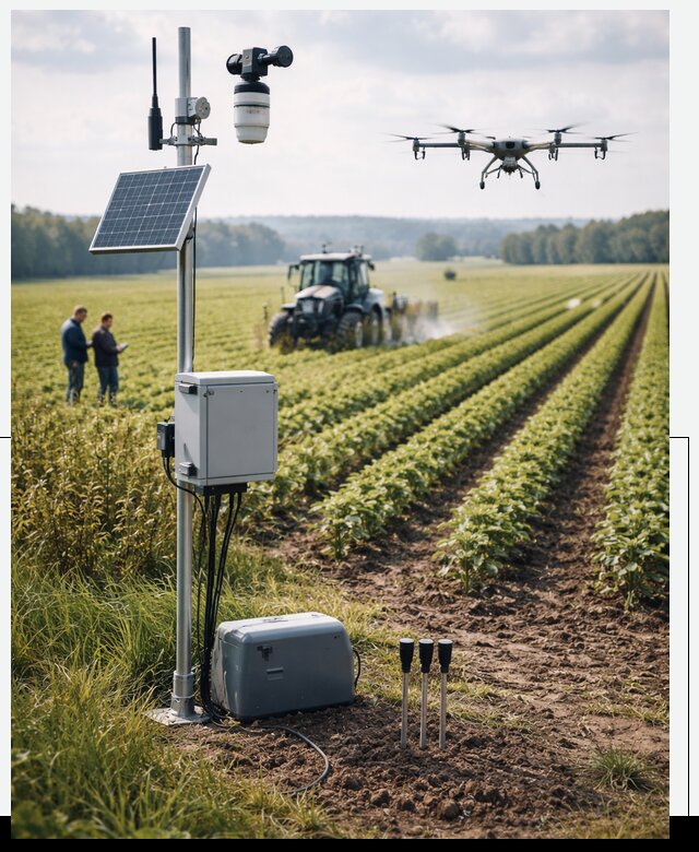 Разработка IoT мониторинга полей в Кореновске от 8809 р. | АвикейКнв